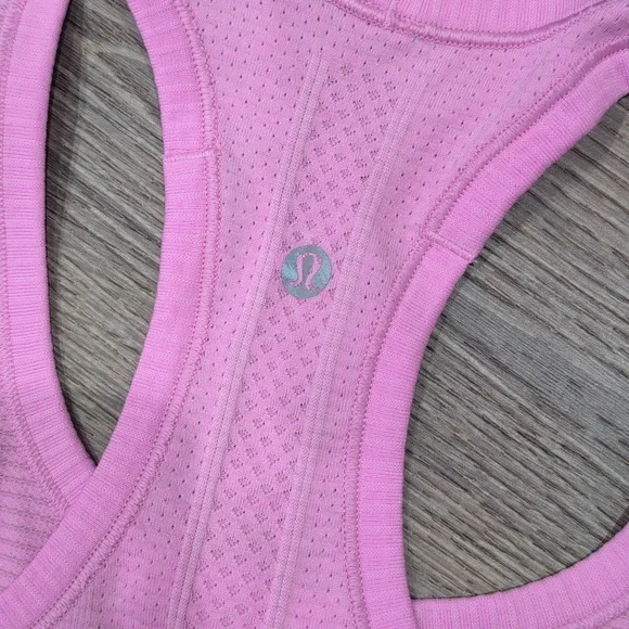 like new bubble gum pink lululemon top - Picture 3 of 5